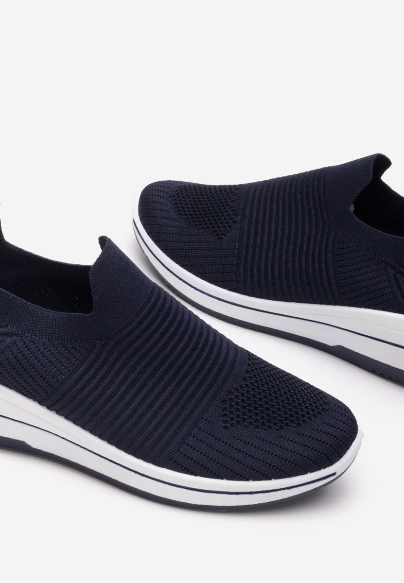 Tmavě modré slip on tenisky Adalia