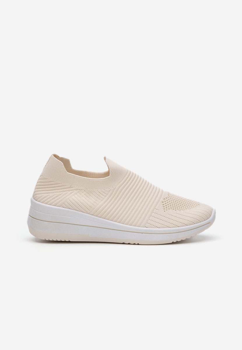 Béžové slip on tenisky Adalia