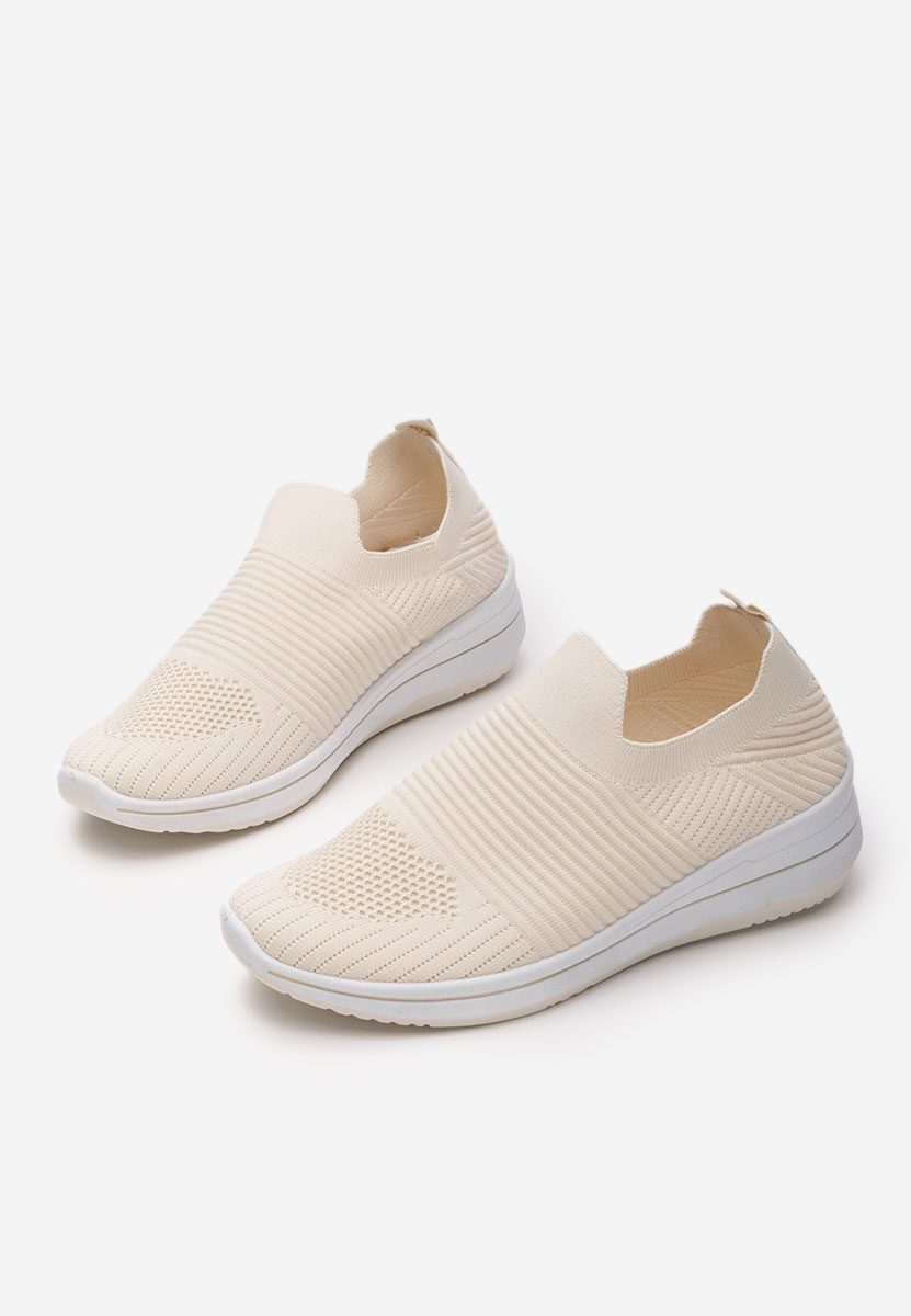 Béžové slip on tenisky Adalia
