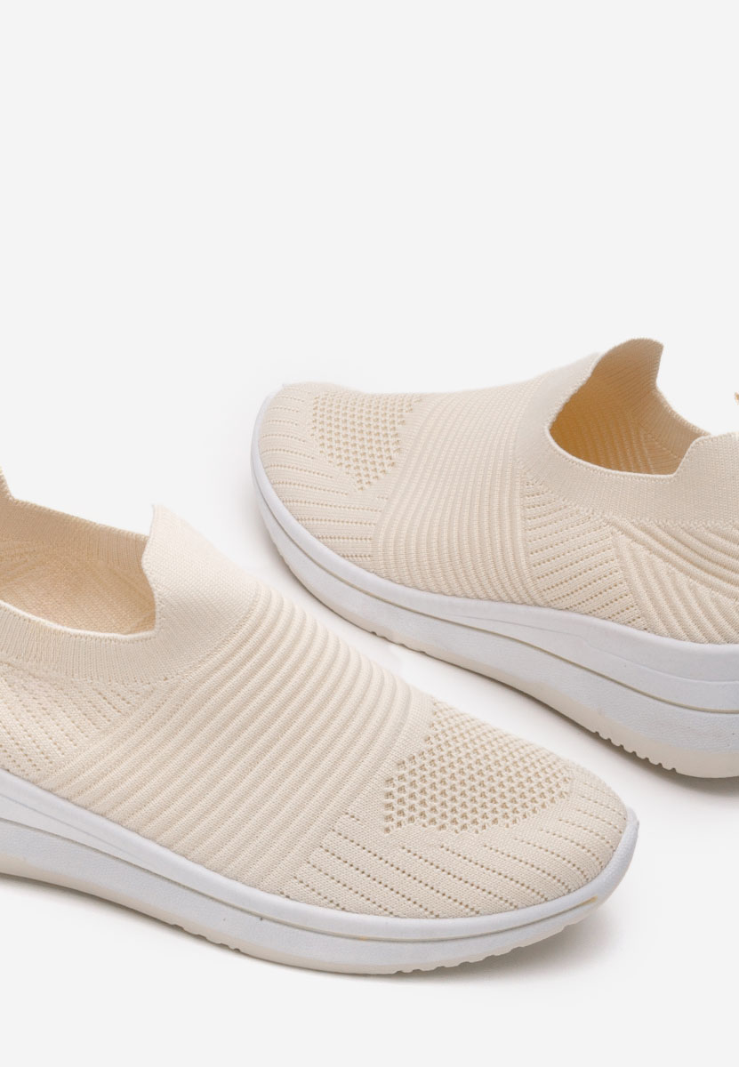 Béžové slip on tenisky Adalia