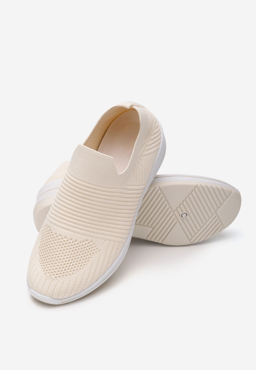 Béžové slip on tenisky Adalia