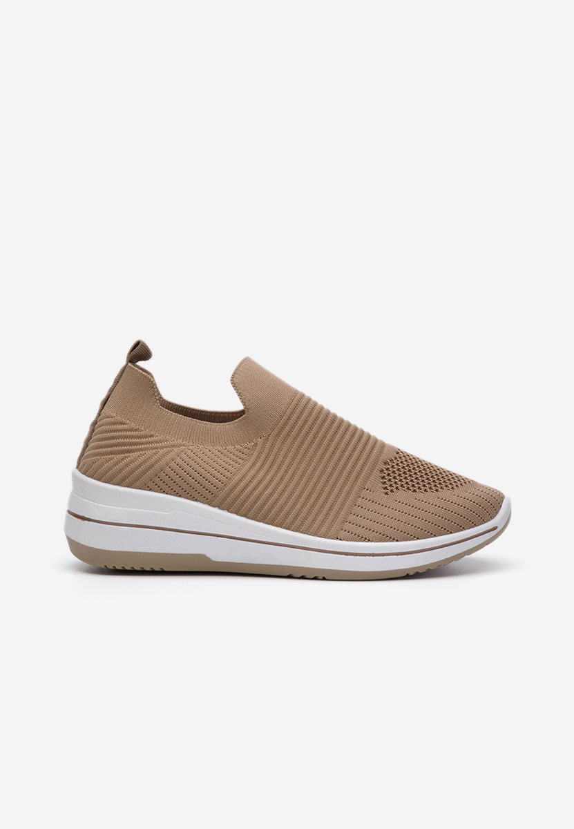 Khaki slip on tenisky Adalia