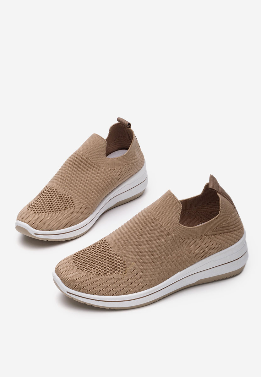 Khaki slip on tenisky Adalia