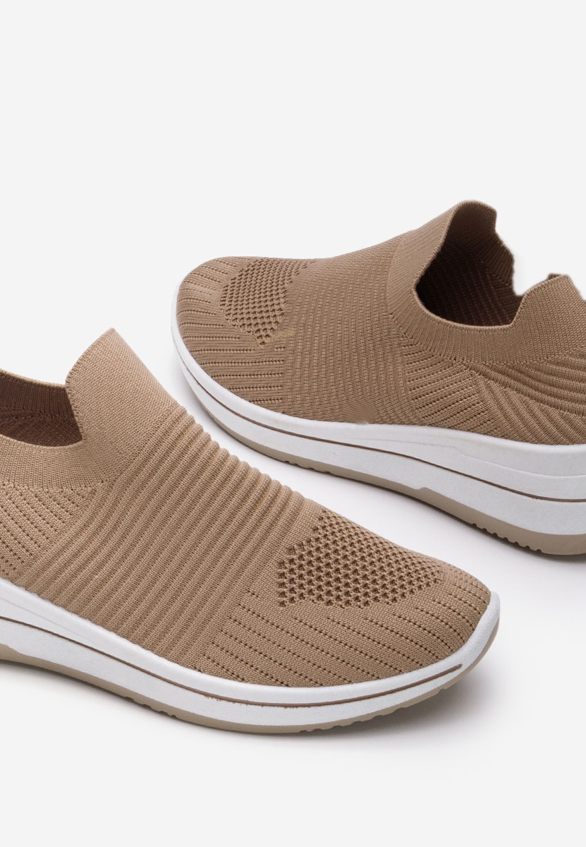 Khaki slip on tenisky Adalia