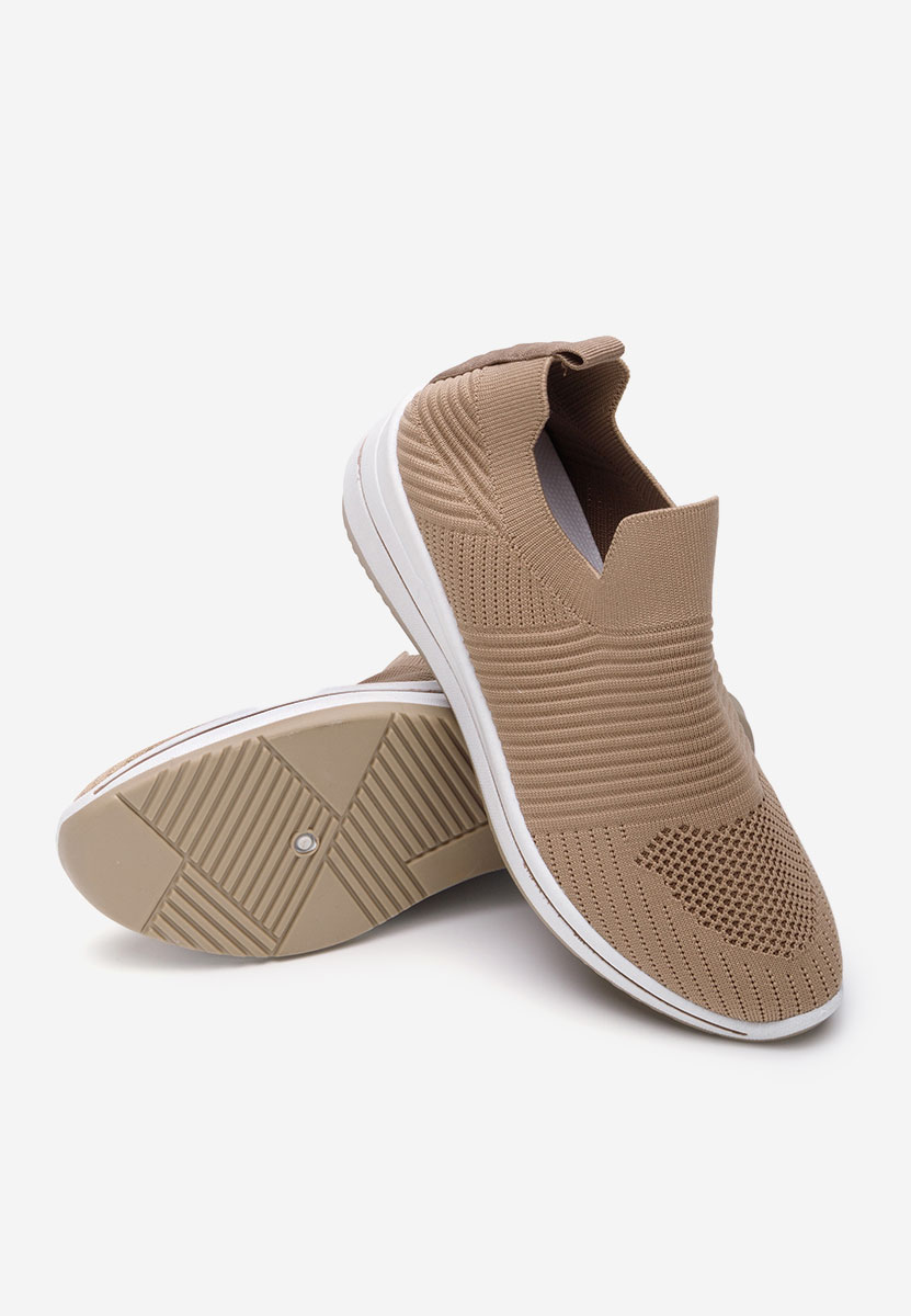 Khaki slip on tenisky Adalia