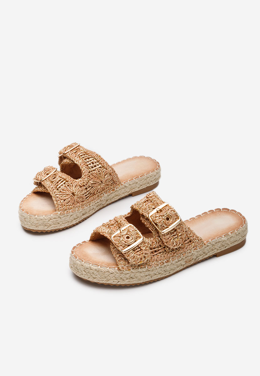 Camelové dámské letní pantofle Harley