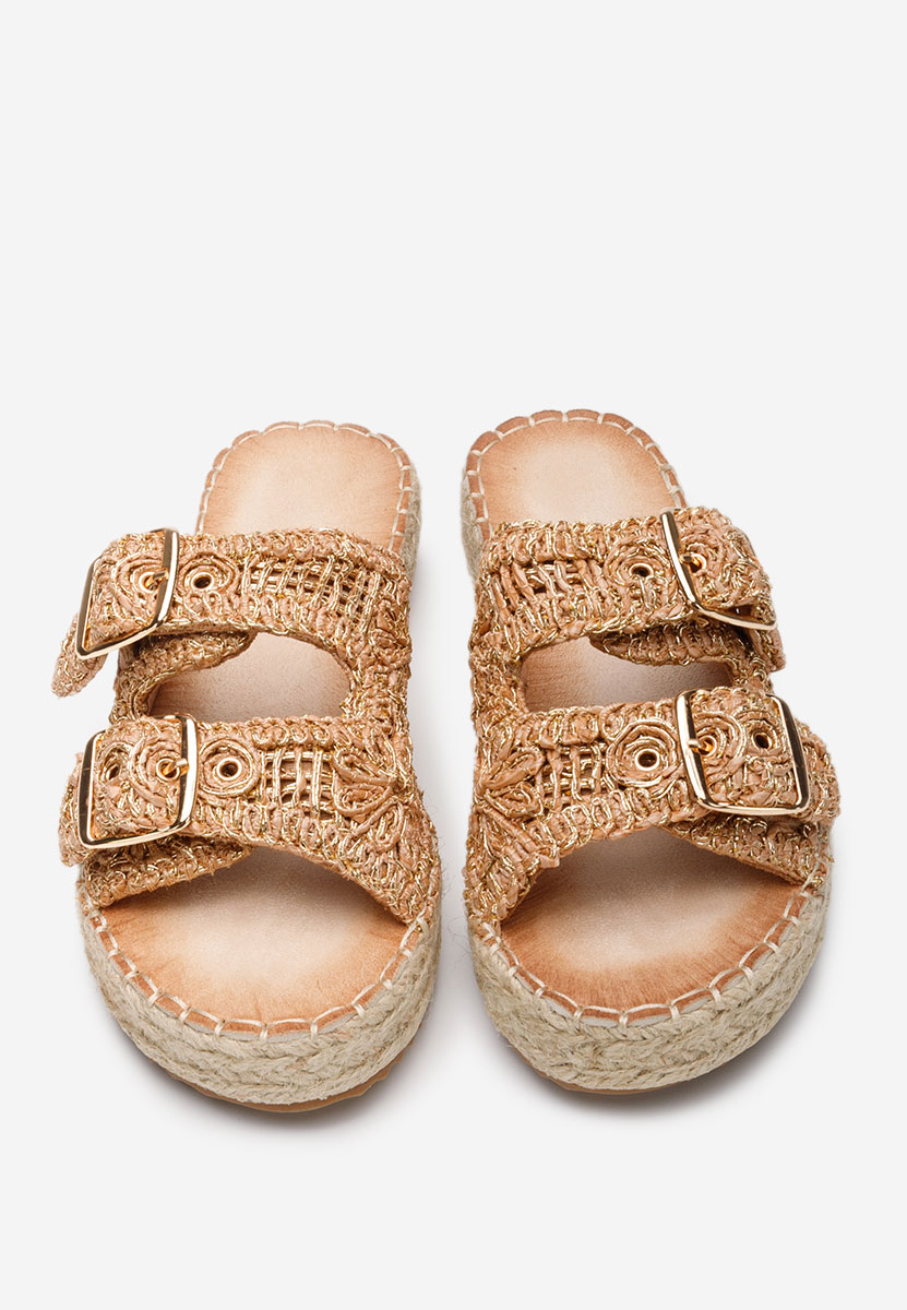 Camelové dámské letní pantofle Harley