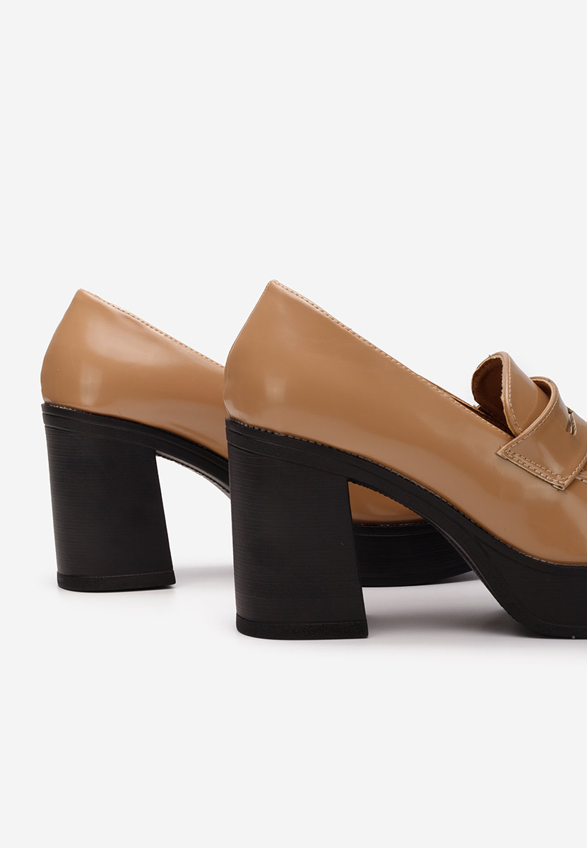 Béžové mokasíny dámské Meilani