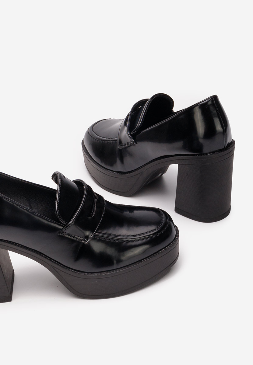 Černé mokasíny dámské Meilani