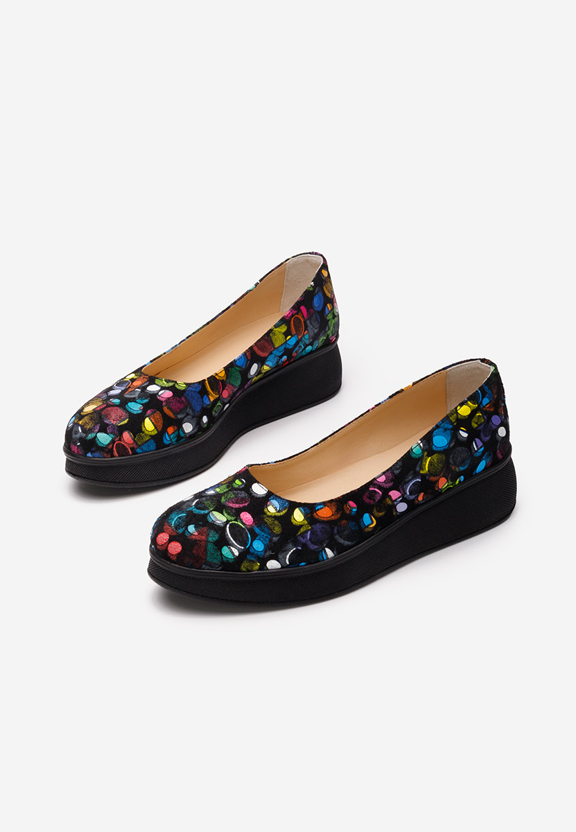 Viacfarebné lodičky na platformě Cantoria V8