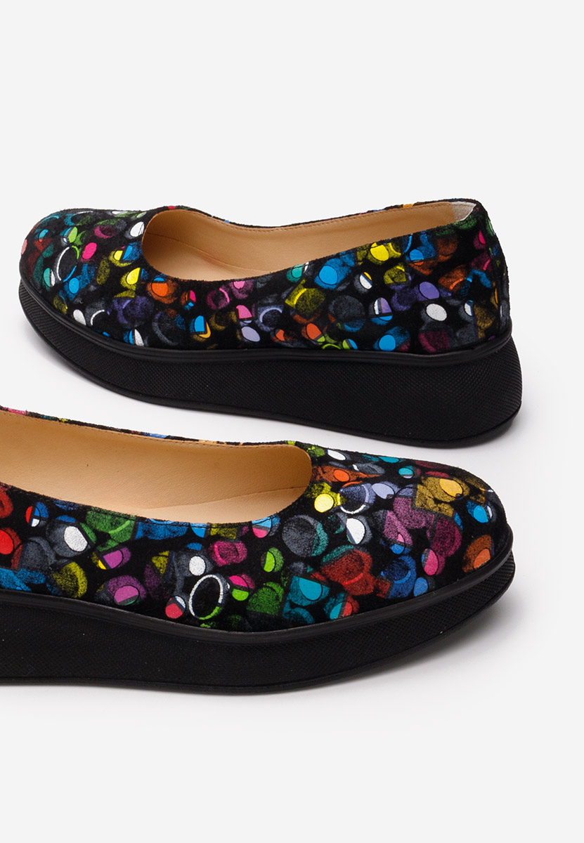 Viacfarebné lodičky na platformě Cantoria V8