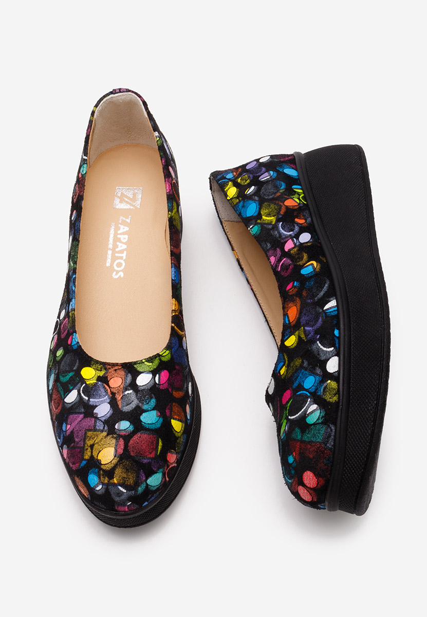 Viacfarebné lodičky na platformě Cantoria V8