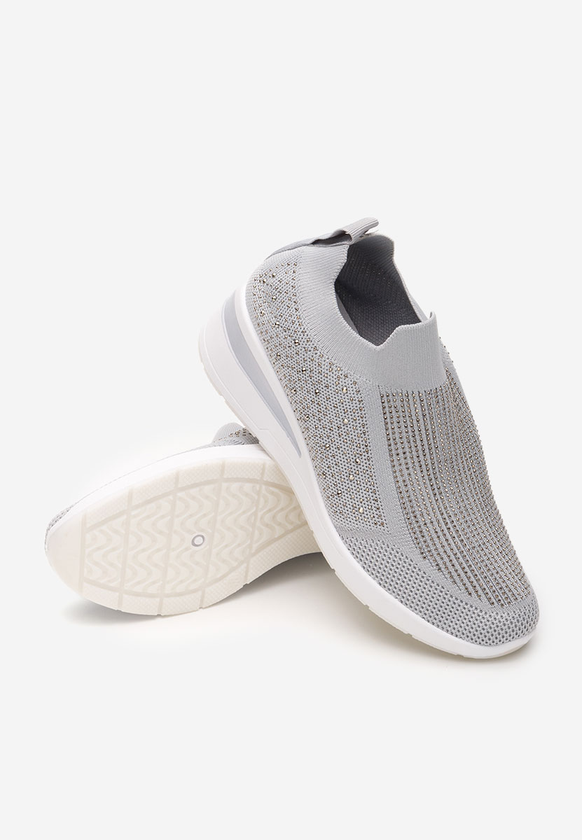 Šedé slip on tenisky Amelie