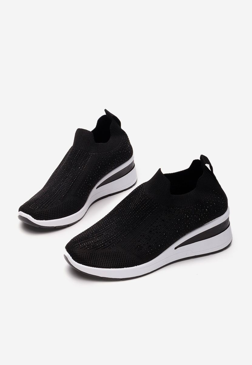 Černé slip on tenisky Amelie V2