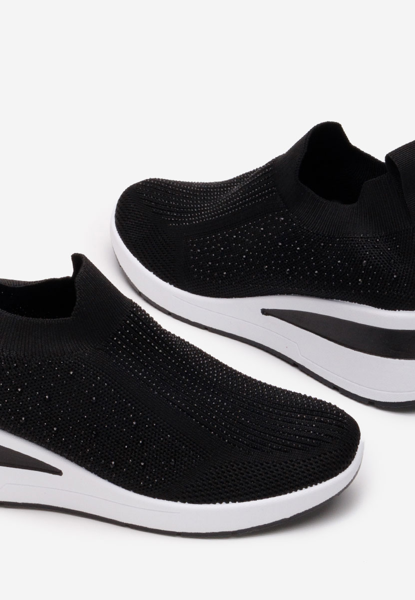 Černé slip on tenisky Amelie V2