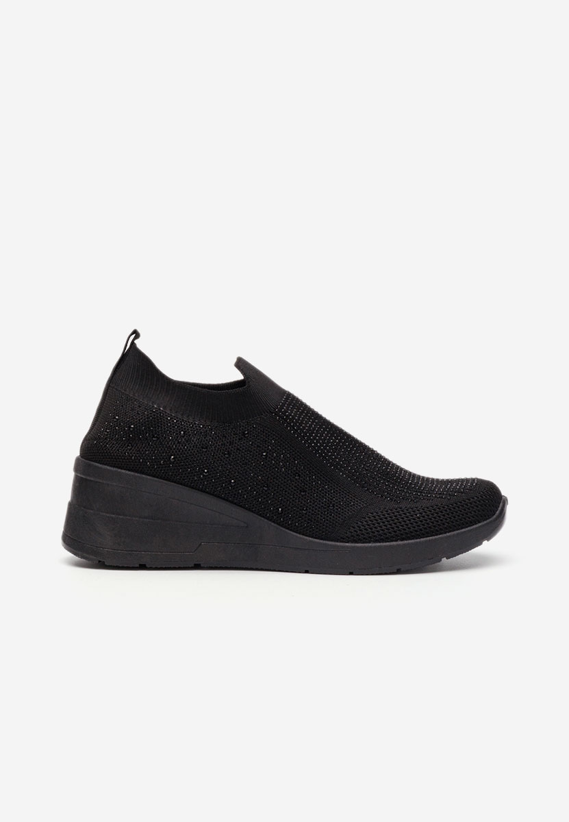 Černé slip on tenisky Amelie