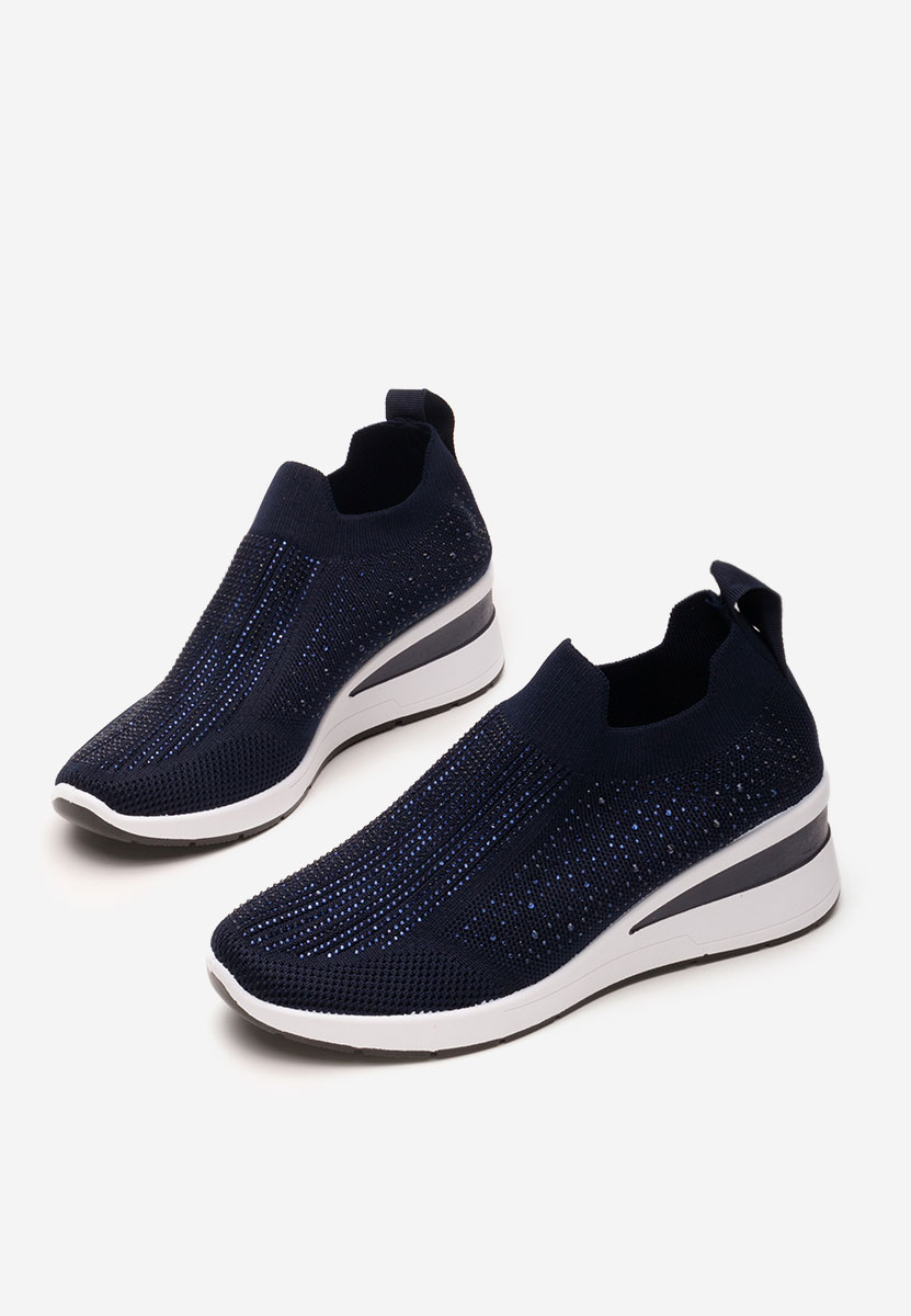 Tmavě modré slip on tenisky Amelie