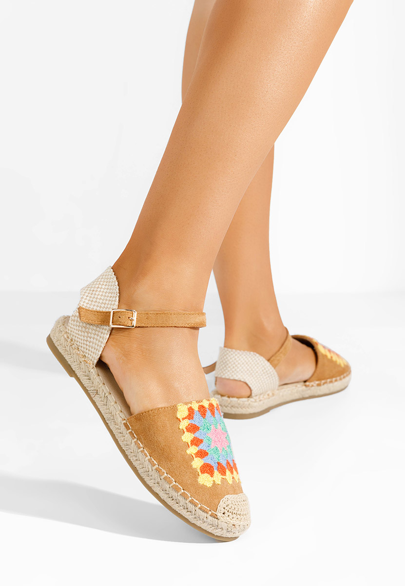 Camelové dámské espadrilky Graciella