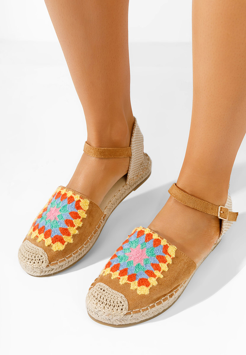 Camelové dámské espadrilky Graciella