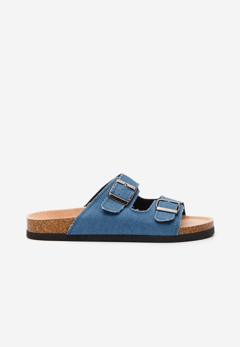 Denim dámské pantofle Vanasia