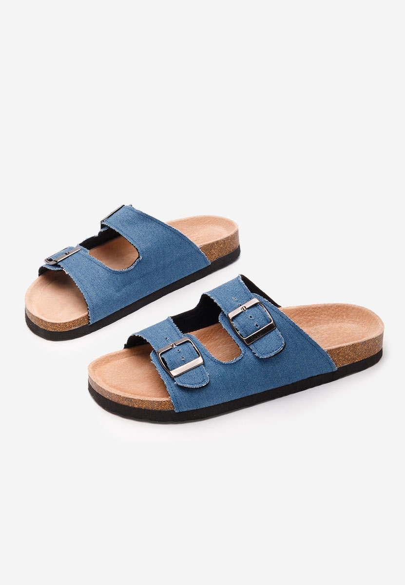 Denim dámské pantofle Vanasia