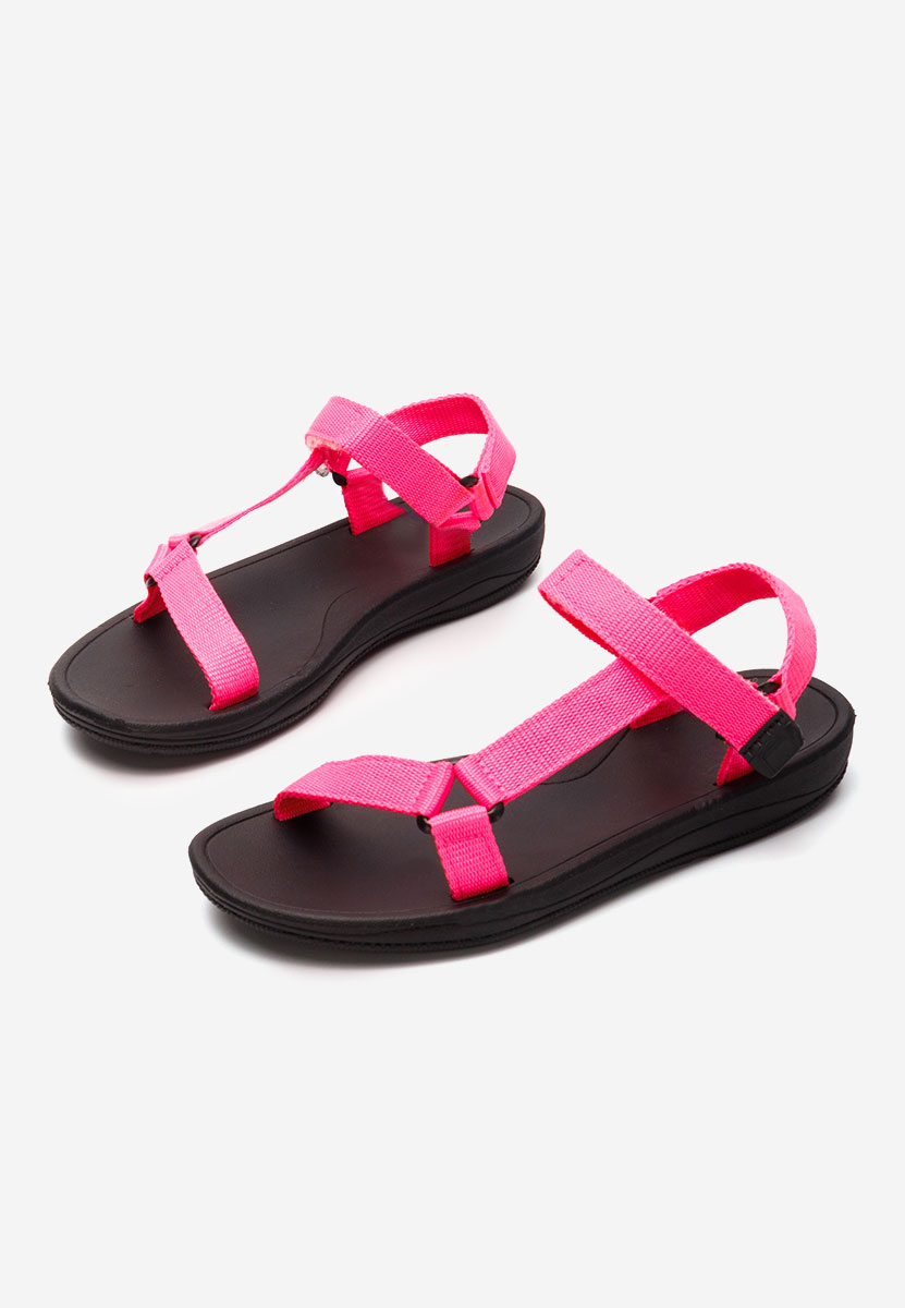 Fuchsiové dámské sportovní sandály Tranquilla V5