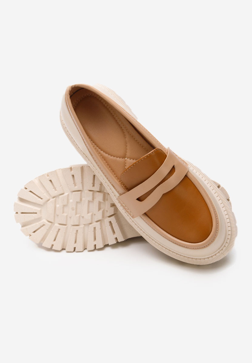 Béžové mokasíny dámské Jiana