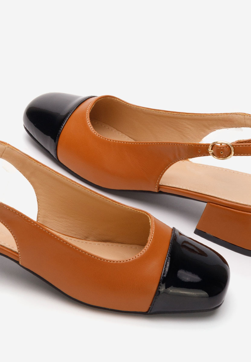 Camelové lodičky s otevřenou pätou Charissa