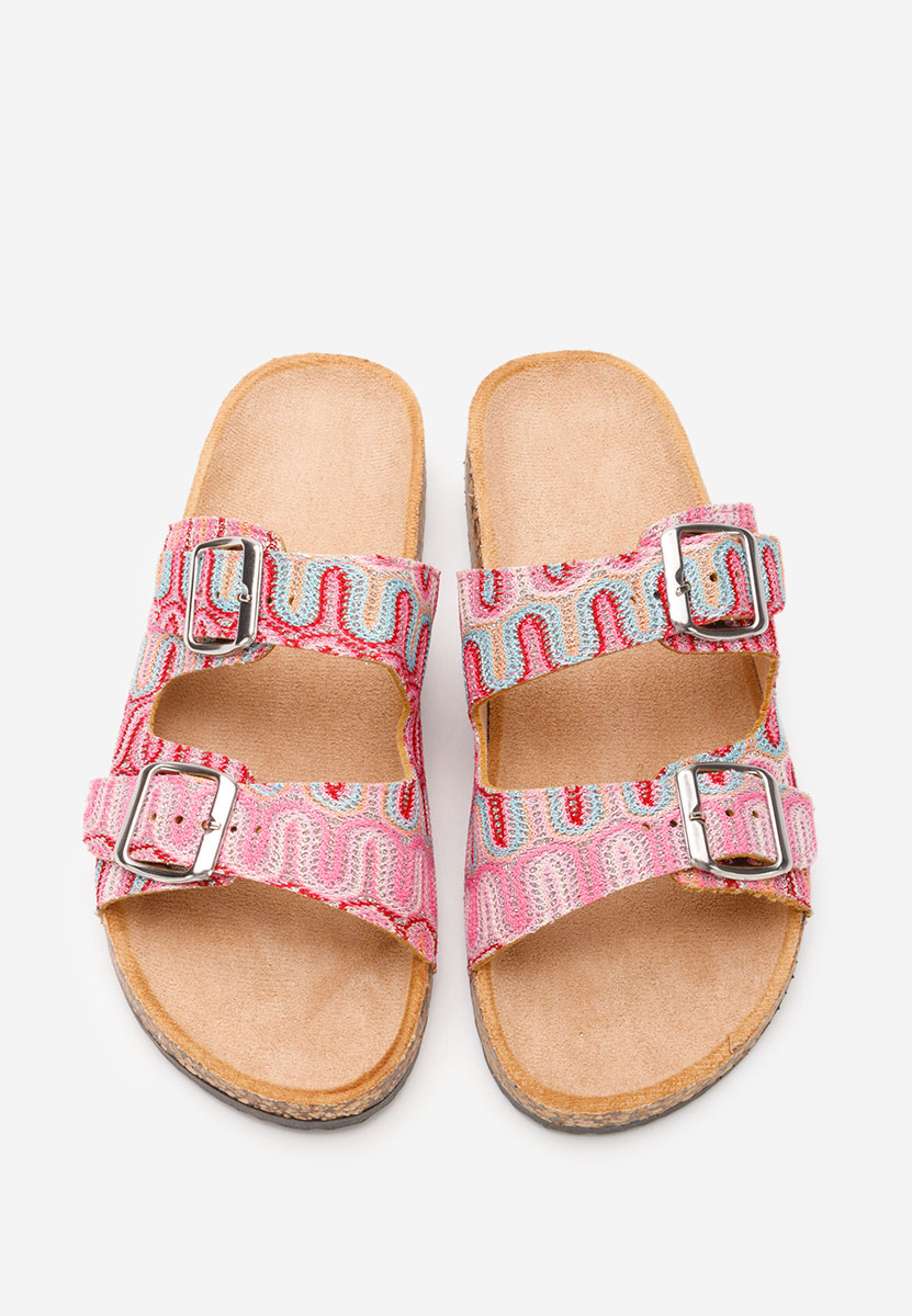 Ružové dámské plážové pantofle Elyanna