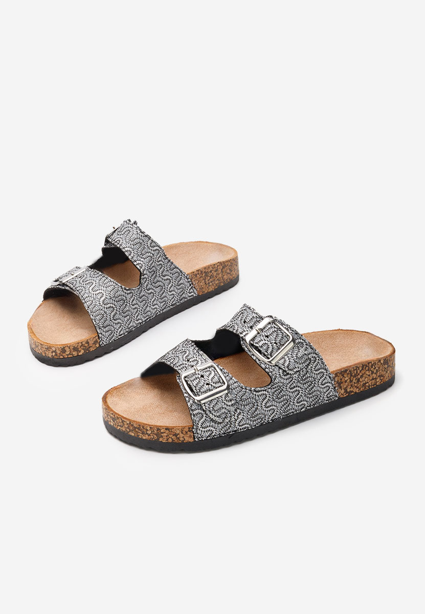 Černé dámské plážové pantofle Elyanna