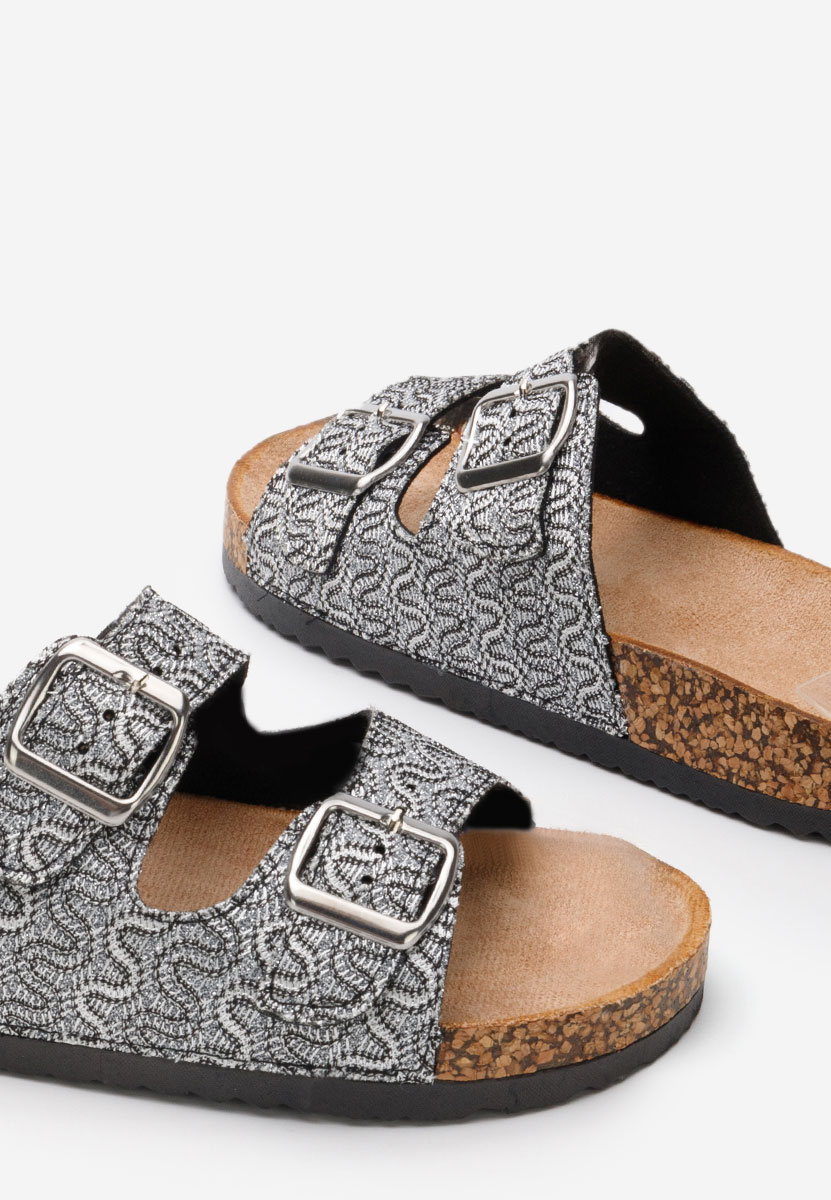 Černé dámské plážové pantofle Elyanna