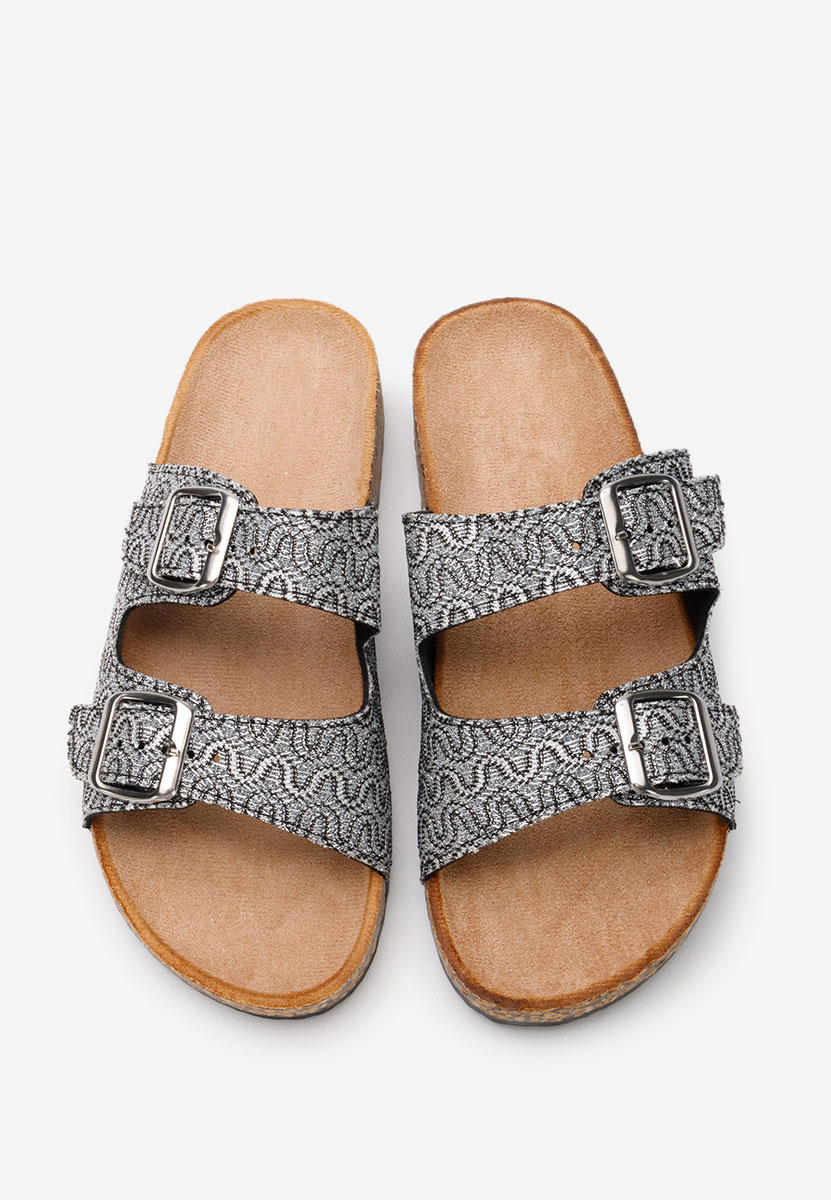 Černé dámské plážové pantofle Elyanna