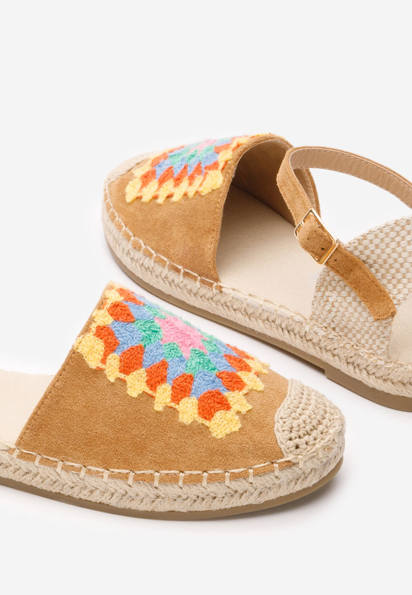 Camelové dámské espadrilky Graciella