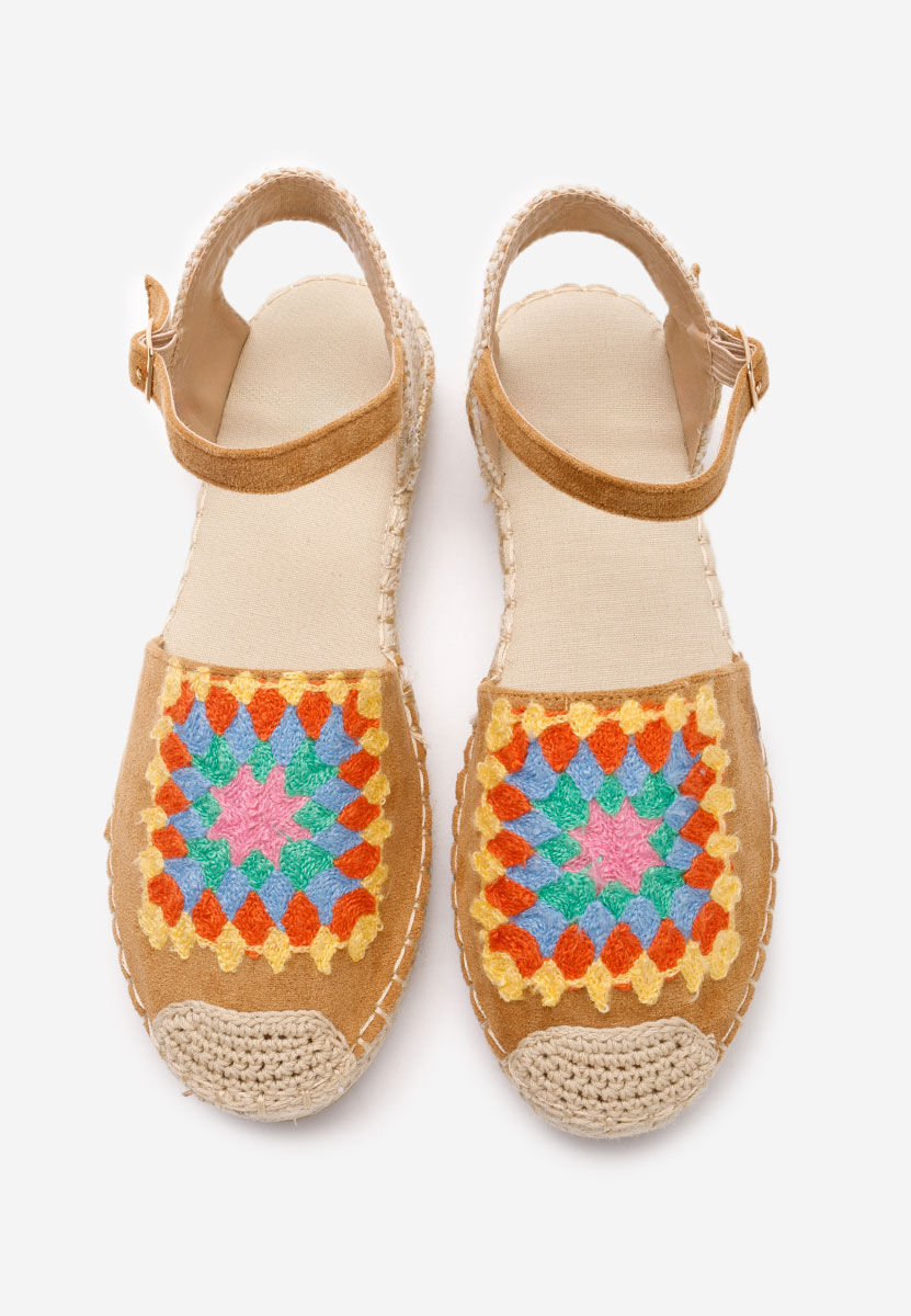 Camelové dámské espadrilky Graciella