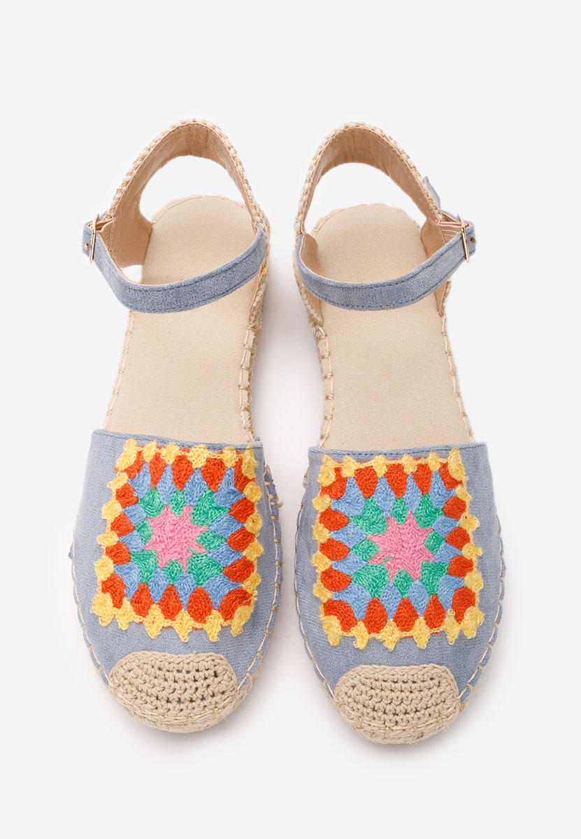 Svetlě modré dámské espadrilky Graciella