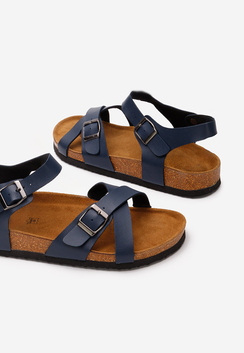 Tmavě modré pánské sandály Sebastian