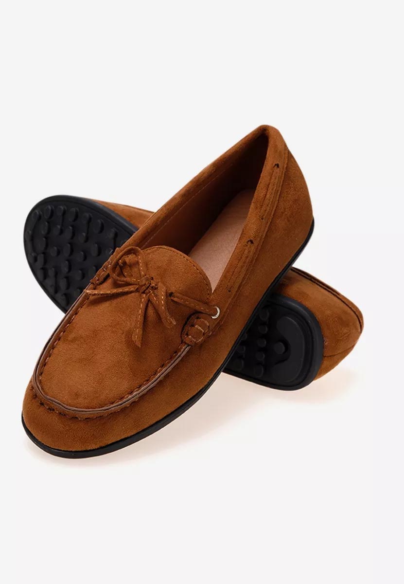 Camelové chlapecké mokasíny Boat