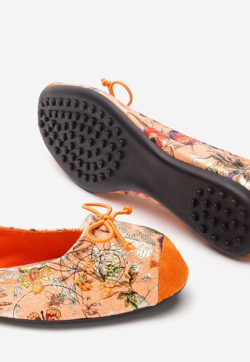 Oranžové dámské baleríny Doriya V2