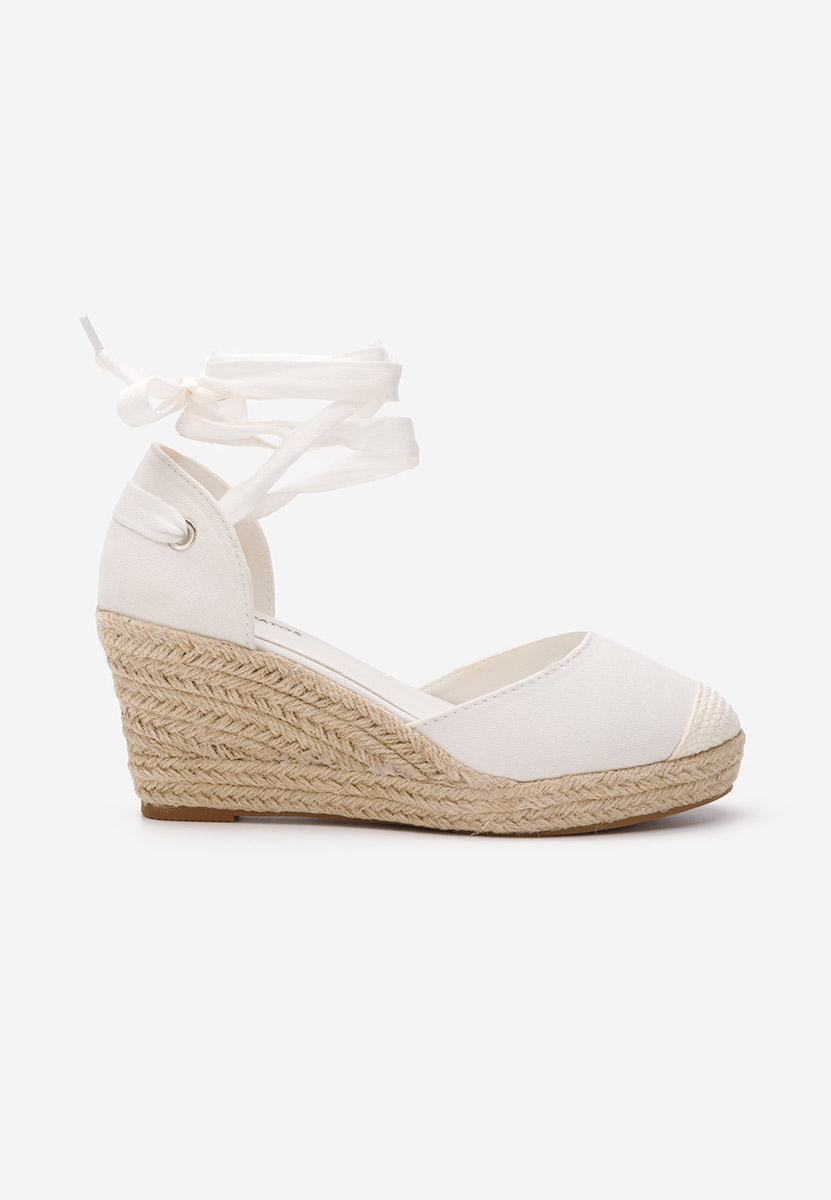 Bílé sandály espadrilky Vilena