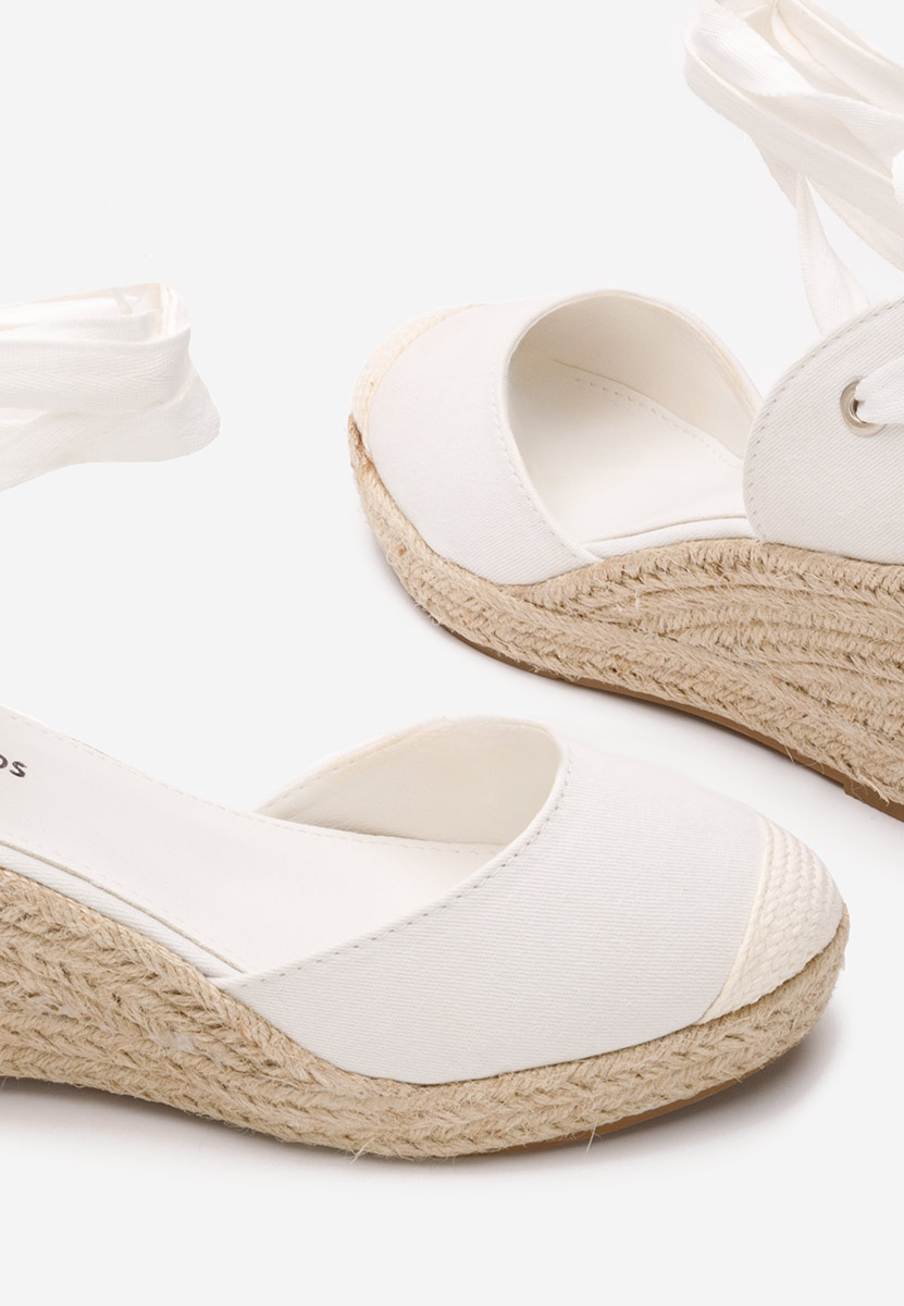 Bílé sandály espadrilky Vilena