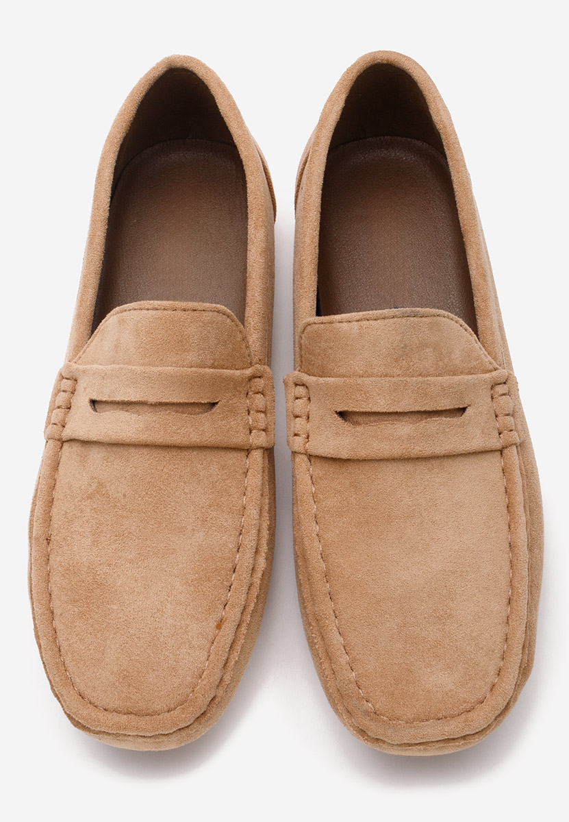 Khaki pánské mokasíny Marcello