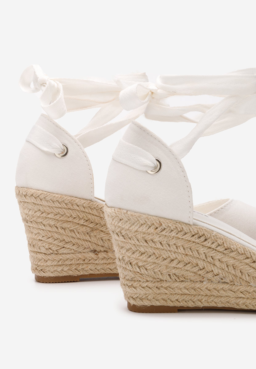 Bílé sandály espadrilky Vilena