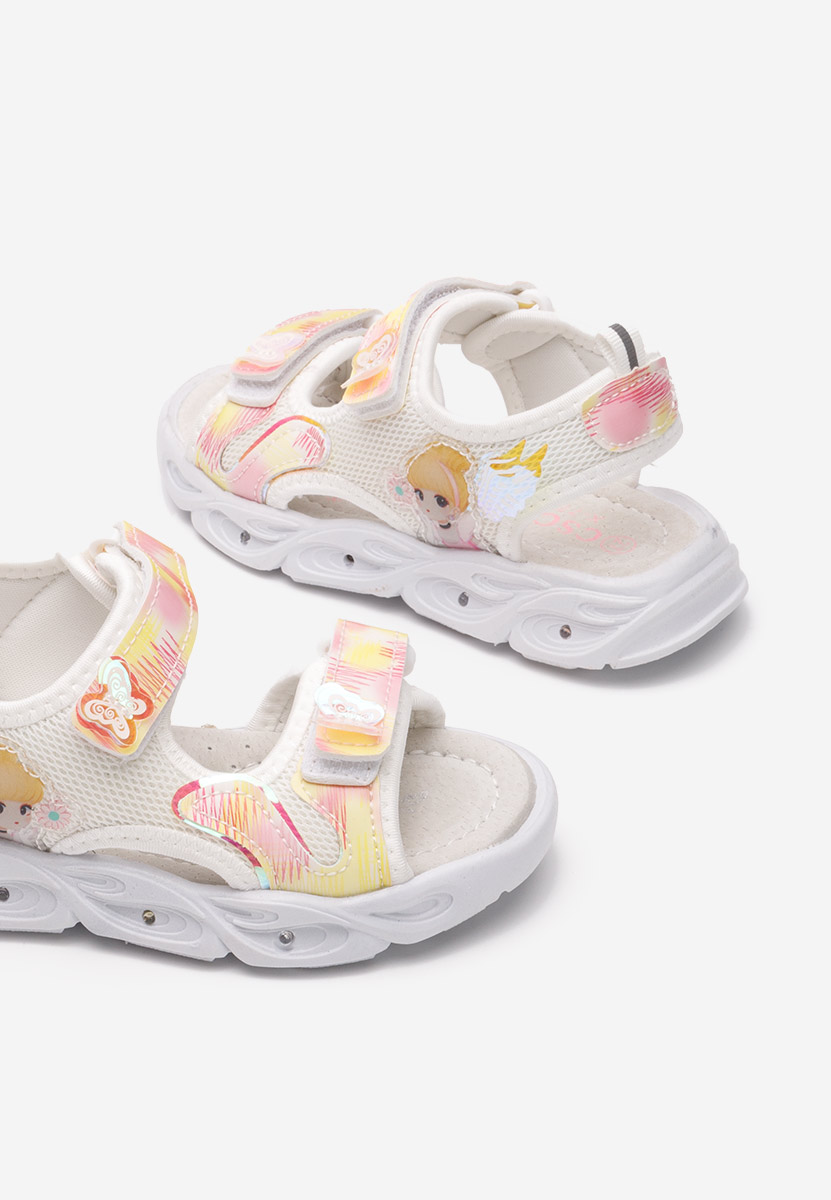 Bílé dívčí sandály Christella