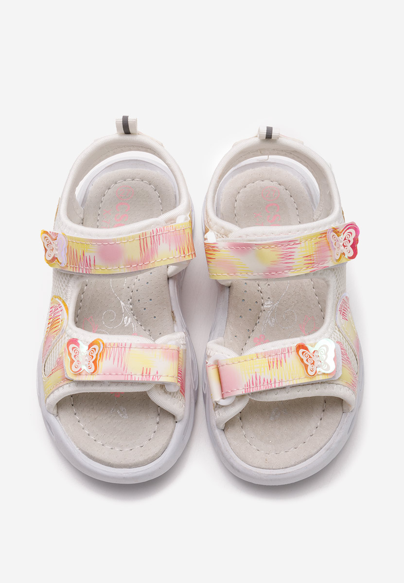 Bílé dívčí sandály Christella