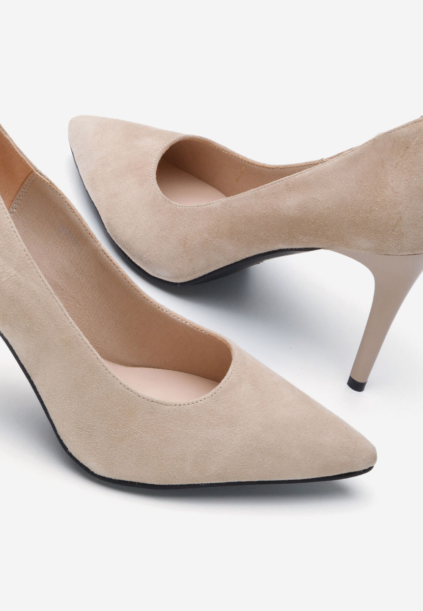 Béžové lodičky do špičky Paesia