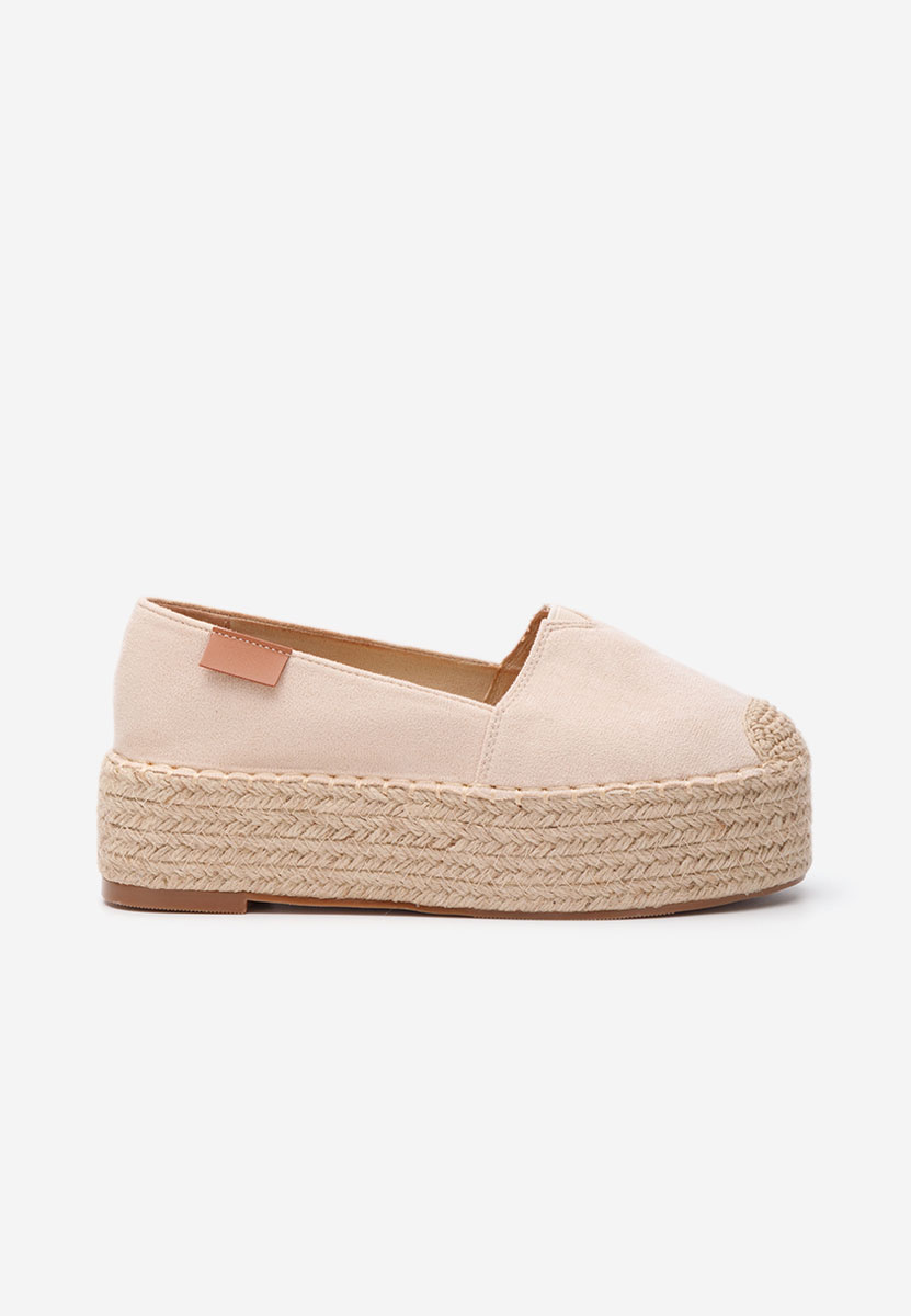Béžové dámské espadrilky Laguna
