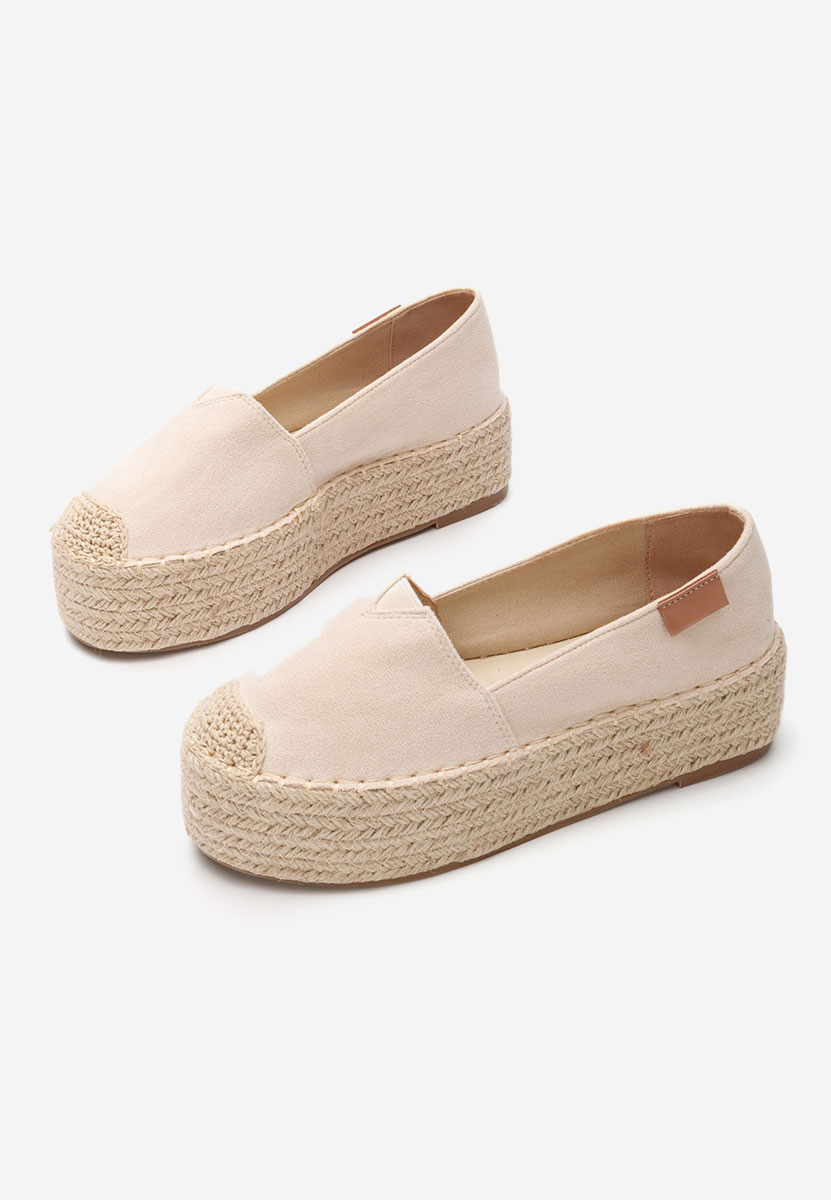 Béžové dámské espadrilky Laguna