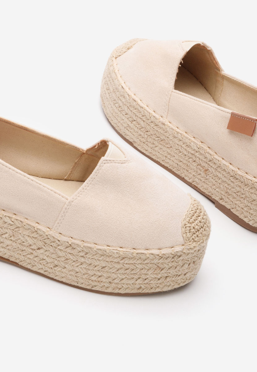 Béžové dámské espadrilky Laguna