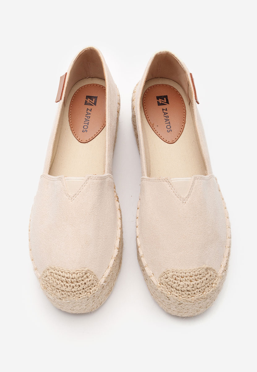Béžové dámské espadrilky Laguna
