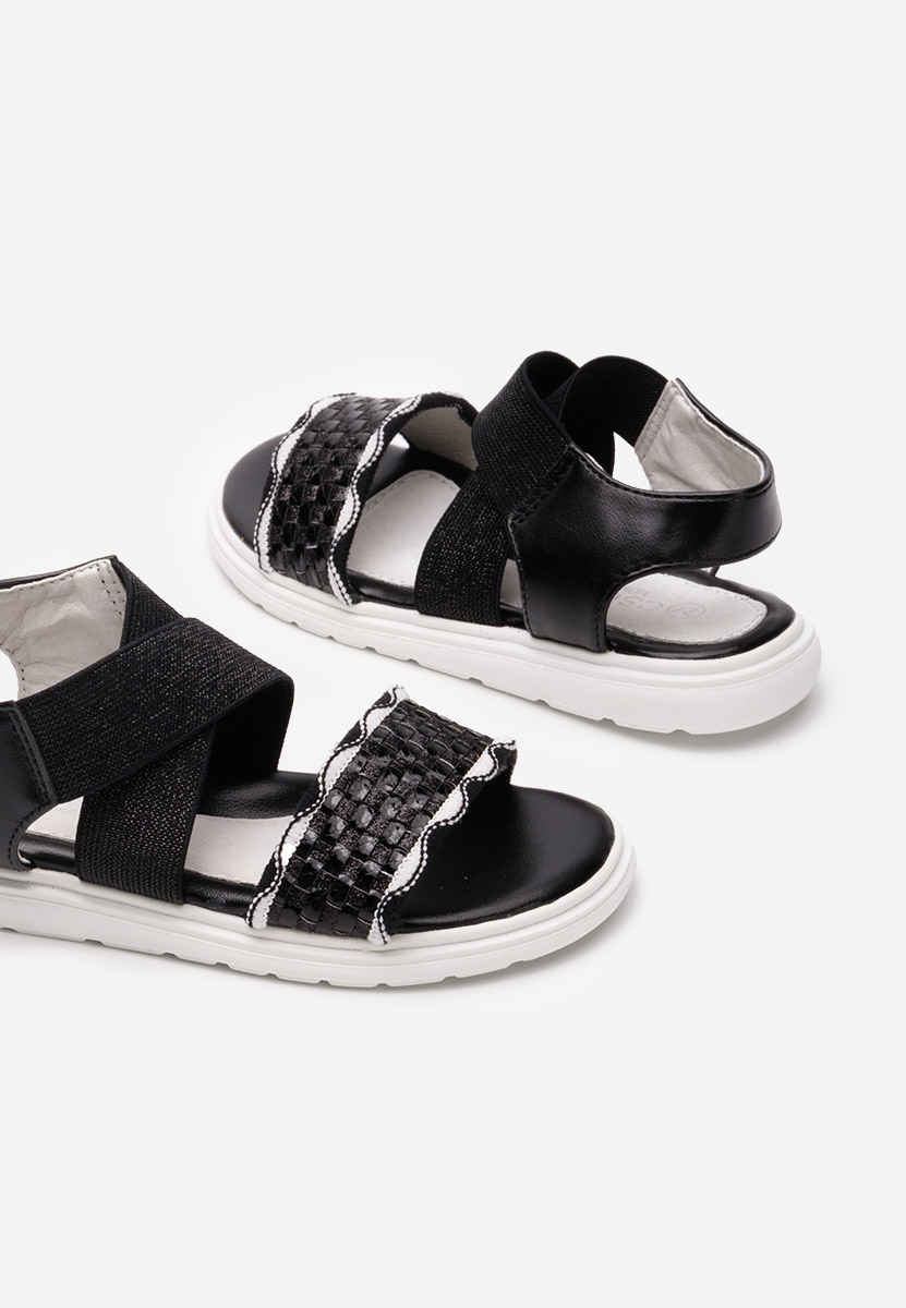 Černé dívčí sandály Kalissa